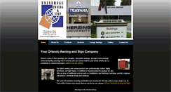 Desktop Screenshot of myuniversalawnings.com